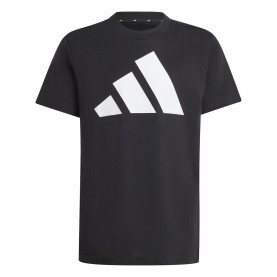 юношеска,тениска,детски,тениски,детски,облекла,adidas,logo,t,shirt,junior,blk,wht,bos
