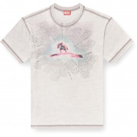 Тениска Diesel Mens T-Shirt - Grey тениска,мъжки,тениски,diesel,men,s,t,shirt,grey