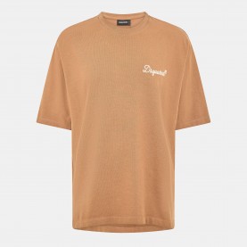 Тениска DSquared2 Mens DSQ Signature Oversized T-Shirt - Chocolate тениска,мъжки,тениски,dsquared2,men,s,dsq,signature,oversized,t,shirt,chocolate