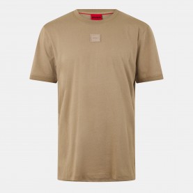Тениска Hugo Mens Regular Fit T-Shirt - Open Brown тениска,мъжки,тениски,hugo,men,s,regular,fit,t,shirt,open,brown