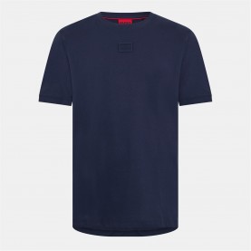 облекла,на,разпродажба,мъжки,тениски,hugo,hugo,diragolino,c,sn99,dark,blue