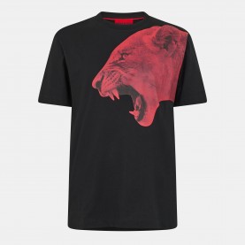 Тениска Hugo Denbei T-Shirt - Black тениска,мъжки,тениски,hugo,denbei,t,shirt,black