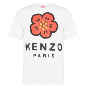 Тениска KENZO Boke Flower T Shirt - White 01 тениска,облекла,на,разпродажба,мъжки,тениски,kenzo,boke,flower,t,shirt,white,01