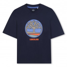 тениска,timberland,kids,timb,large,logo,t,shirt,navy