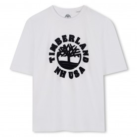тениска,детски,3/4,панталони,timberland,timb,logo,tee,jn54,white,black