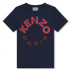 тениска,детски,3/4,панталони,kenzo,paris,logo,t,shirt,navy,red84a