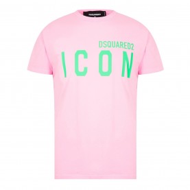 тениска,облекла,на,разпродажба,мъжки,тениски,dsquared2,be,icon,cool,t,shirt,pink,green