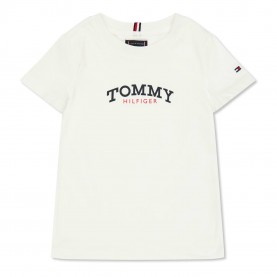 тениска,детски,3/4,панталони,tommy,hilfiger,tommy,mono,t,shirt,jn62,white,ybr