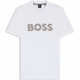 Тениска Boss Mens T-Shirt - White 101 тениска,мъжки,тениски,boss,men,s,t,shirt,white,101