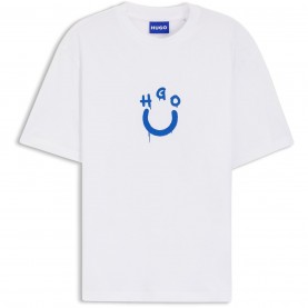 тениска,облекла,на,разпродажба,мъжки,тениски,hugo,men's,t,shirt,white,100