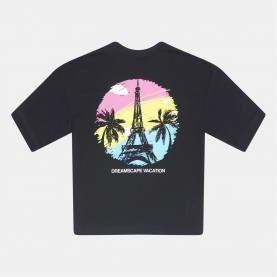 Тениска Rose London Dreamscape T-shirt - Black тениска,облекла,на,разпродажба,мъжки,тениски,rose,london,london,dreamscape,t,shirt,black