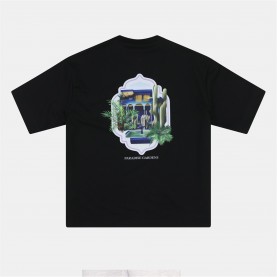 Тениска Rose London Gardens T-shirt - Black тениска,облекла,на,разпродажба,мъжки,тениски,rose,london,london,gardens,t,shirt,black