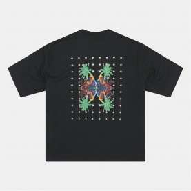 Тениска Rose London Palm T-shirt - Black тениска,облекла,на,разпродажба,мъжки,тениски,rose,london,london,palm,t,shirt,black