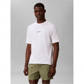 тениска,мъжки,тениски,calvin,klein,men's,logo,t,shirt,white