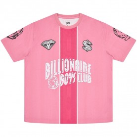 Billionaire Boys Club Arch Logo Footy Shirt - Pink мъжки,тениски,billionaire,boys,club,arch,logo,footy,shirt,pink