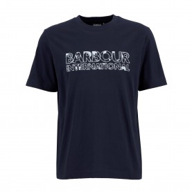 Тениска Barbour International Mens T-Shirt - Navy тениска,мъжки,тениски,barbour,international,men,s,t,shirt,navy