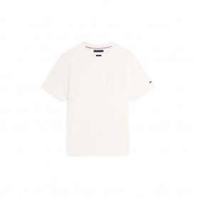 Тениска Tommy Hilfiger Mens T-Shirt - Ivory Petal тениска,мъжки,тениски,tommy,hilfiger,men,s,t,shirt,ivory,petal