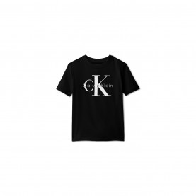 тениска,детски,3/4,панталони,детски,облекла,calvin,klein,ck,l,logo,t,shirt,jn63,black