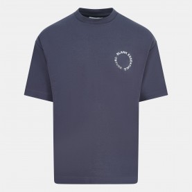 Тениска Blank Essentials Mens Circle Oversized T-Shirt - Thunder тениска,мъжки,тениски,мъжки,блузи,с,яка,мъжки,потници,blank,essentials,men,s,circle,oversized,t,shirt,thunder