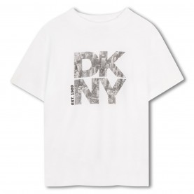 тениска,детски,3/4,панталони,dkny,dkny,ss,t,shirt,jn63,white