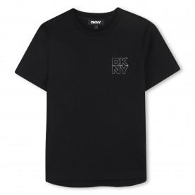 детска,тениска,dkny,unisex,kids,t,shirt,black