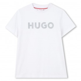 тениска,детски,3/4,панталони,hugo,hugo,ss,t,shirt,jn63,white
