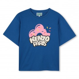 Тениска Kenzo Kids T-Shirt - Blue тениска,kenzo,kids,t,shirt,blue