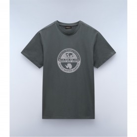 Napapijri S-BOLLO SS 2 BRIGHT WHITE 002 - Green облекла,на,разпродажба,мъжки,тениски,napapijri,s,bollo,ss,2,bright,white,002,green