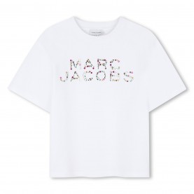 Тениска Marc Jacobs Marc T Shirt Jn63 - White тениска,детски,3/4,панталони,детски,облекла,marc,jacobs,marc,t,shirt,jn63,white