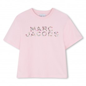 Тениска Marc Jacobs Kids T-Shirt - Pink тениска,marc,jacobs,kids,t,shirt,pink