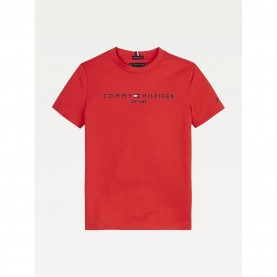 юношеска,тениска,детски,облекла,tommy,hilfiger,essential,t,shirt,juniors,crimson,xnl