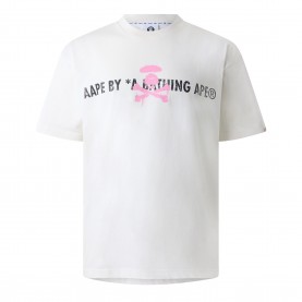 Тениска AAPE Mens T-Shirt - Ivory тениска,мъжки,тениски,aape,men,s,t,shirt,ivory