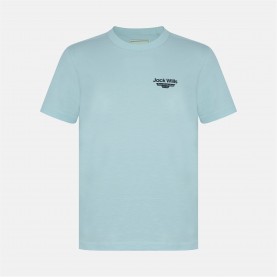 Тениска Jack Wills Men's Staple Cotton Short Sleeve Crew Neck T-Shirt - Blue тениска,мъжки,тениски,jack,wills,men's,staple,cotton,short,sleeve,crew,neck,t,shirt,blue