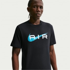 Тениска Nike Men's T-Shirt - Blk Air Swoosh тениска,разпродажба,nike,мъжки,тениски,nike,men's,t,shirt,blk,air,swoosh