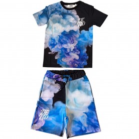 Комплект DFND London DFND L T/Short Set Jn99 - Multi комплект,детски,3/4,панталони,детски,тениски,dfnd,london,dfnd,l,t,short,set,jn99,multi
