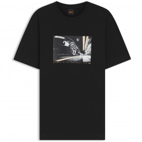 Тениска Boss Men's T-Shirt - Black 001 тениска,мъжки,тениски,boss,men's,t,shirt,black,001