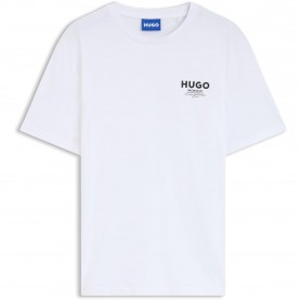 Тениска Hugo Mens T-Shirt - White 100 тениска,мъжки,ежедневни,облекла,мъжки,тениски,hugo,men,s,t,shirt,white,100