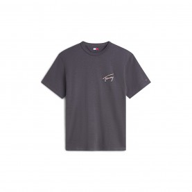 Тениска Tommy Jeans Men's T-Shirt - Washed Black тениска,мъжки,тениски,tommy,jeans,men's,t,shirt,washed,black