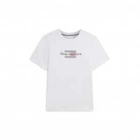 Тениска Tommy Hilfiger Mens T-Shirt - White тениска,мъжки,тениски,tommy,hilfiger,men,s,t,shirt,white