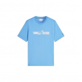 Тениска Tommy Hilfiger Mens T-Shirt - Blue Spell тениска,мъжки,тениски,tommy,hilfiger,men,s,t,shirt,blue,spell