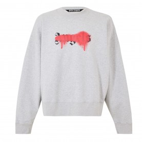 облекла,на,разпродажба,мъжки,тениски,palm,angels,palm,palm,sketchy,sn99,grey,red