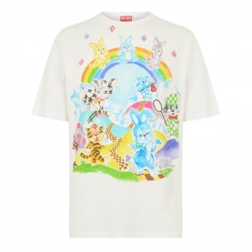Тениска Kenzo Mens T-Shirt - Off White тениска,мъжки,тениски,kenzo,men,s,t,shirt,off,white