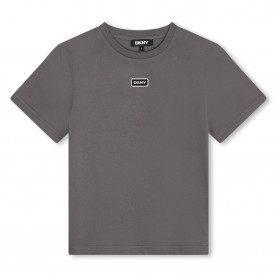 детска,тениска,dkny,unisex,kids,small,logo,t,shirt,charcoal,094
