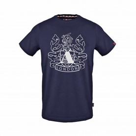 Тениска Aquascutum Mens T-Shirt - Navy тениска,мъжки,ежедневни,облекла,мъжки,тениски,aquascutum,men,s,t,shirt,navy