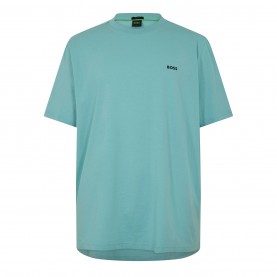 тениска,облекла,на,разпродажба,мъжки,тениски,boss,mens,boss,green,t,shirt,with,logo,design,stretch,cotton,aqua,445