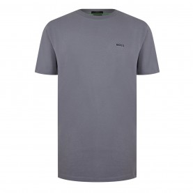 тениска,мъжки,тениски,boss,crew,logo,t,shirt,med,grey,036