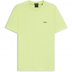 тениска,облекла,на,разпродажба,мъжки,тениски,boss,crew,logo,t,shirt,lime,337