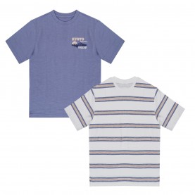 юношеска,тениска,разпродажба,firetrap,детски,тениски,firetrap,japan,2,pack,t,shirt,juniors,blue,multi