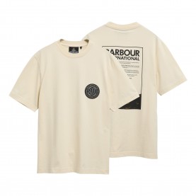 Barbour International B.Int 90th Ann T Sn64 - Chalk ST13 мъжки,тениски,barbour,international,b,int,90th,ann,t,sn64,chalk,st13
