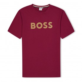 юношеска,тениска,детски,облекла,boss,large,logo,tee,juniors,crimson,95l